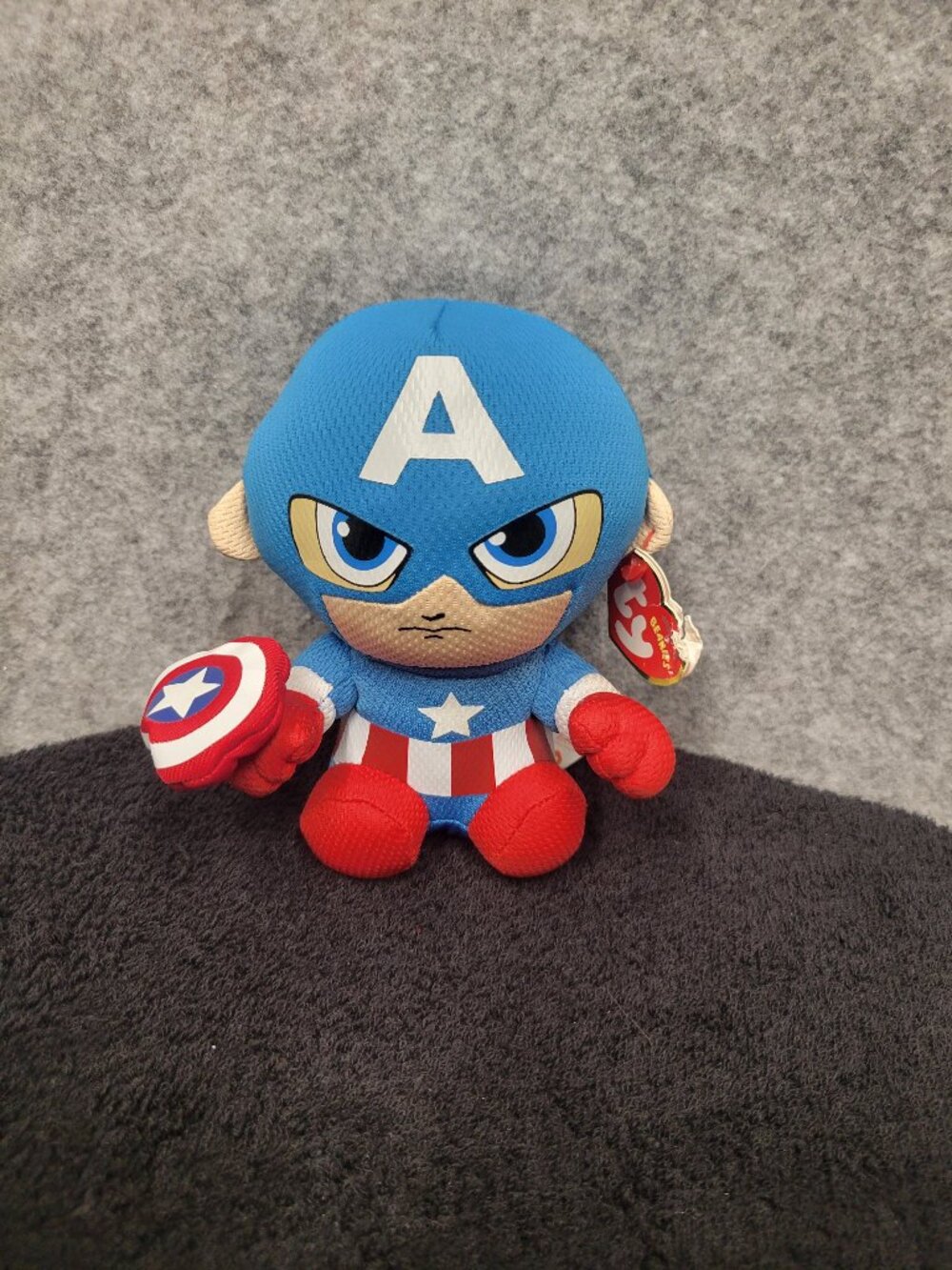 Marvel plush Ty Captain America toy plushie wt